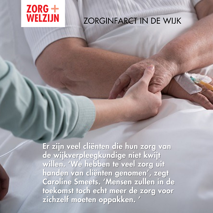 Het Preventief Actie Team adviseert teams wijkverpleging over een andere manier van denken over zorg: van zorgen voor je cliënt naar zorgen dat… @Wijkverpleegkundige Caroline Smeets: ‘Ik ben niet bang voor een zorginfarct.’ zorgwelzijn.nl/wijkverpleging…