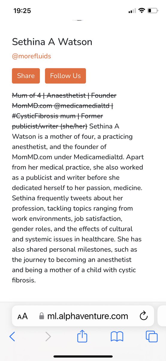 morefluids's tweet photo. This really is quite something 🤣Check out my Twitter lookalike bot here: https://t.co/uekTp5W8bJ
#AlphaVenture #MyAIBot #TwitterRaps https://t.co/X0991M4f4k