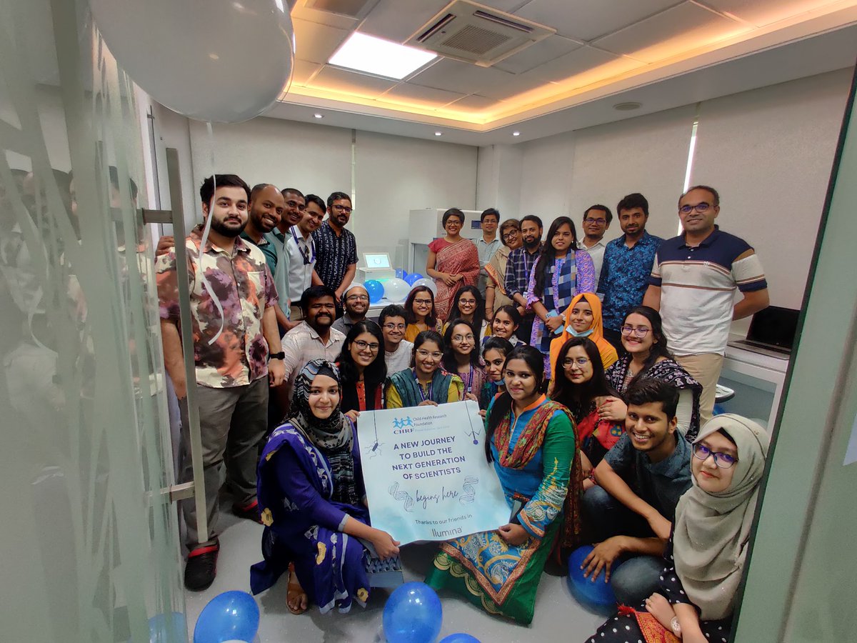 chrfbd's tweet photo. A new journey to build the next generation of scientists begins here!
We inaugurated our next-generation sequencing training room today! This is a dedicated lab space for training on pathogen genomics, and was made possible thanks to support from our friends in @illumina. https://t.co/OsQBqIp3LO