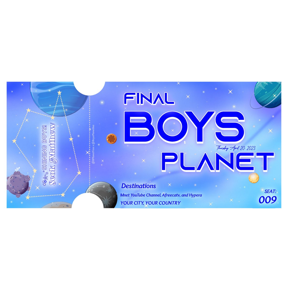 all4mecu's tweet image. got my ticket! 
#OnlyForMatthew #Matthew1Pick