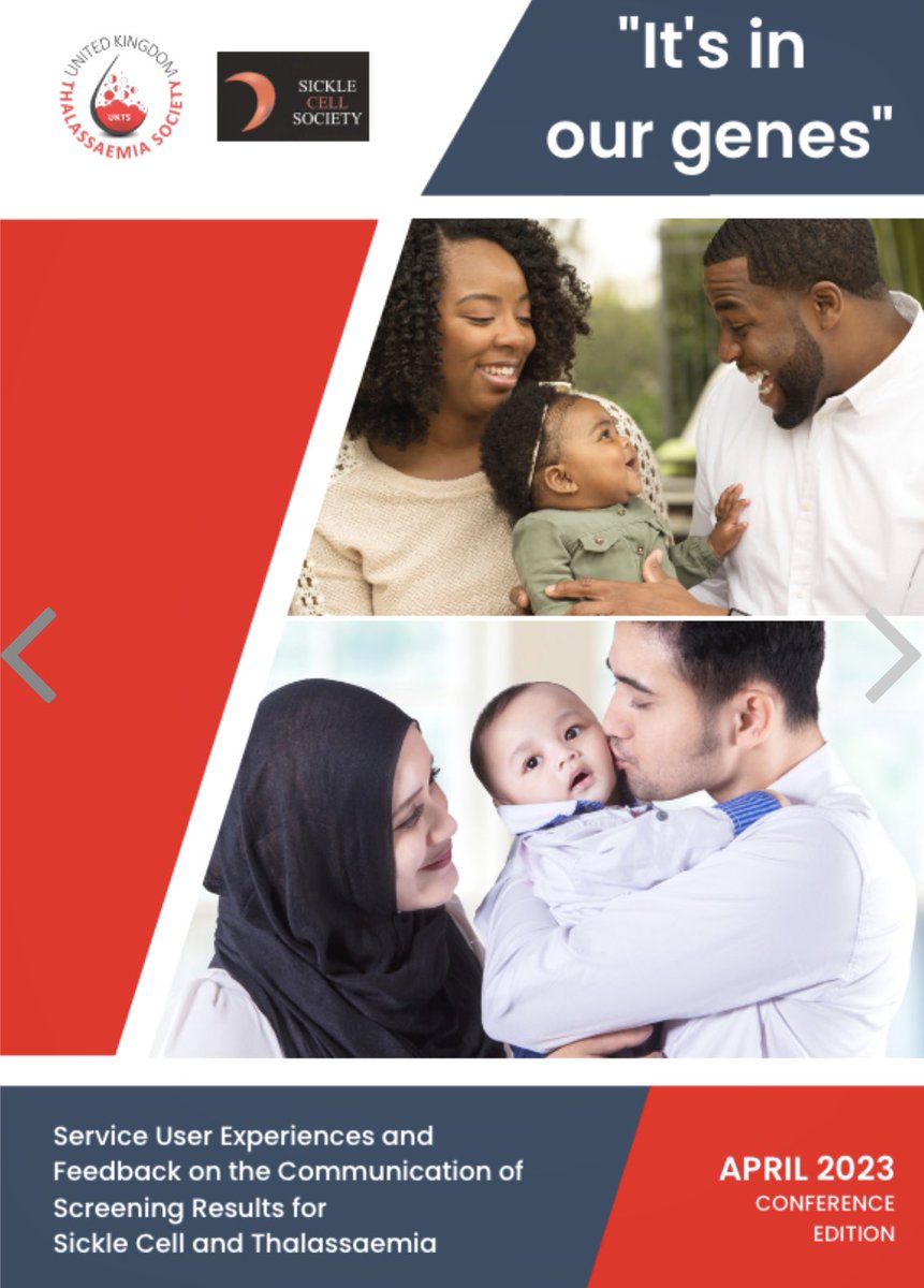 teamukts's tweet photo. #ItsInOurGenes
Service User Experiences and Feedback on the Communication of Screening Results for
#Thalassaemia and #SickleCell in collaboration with @SickleCellUK
Huge thanks to the service users and parents who contributed to this publication!
https://t.co/mVp3k65Dyh https://t.co/C78fEnjKEZ