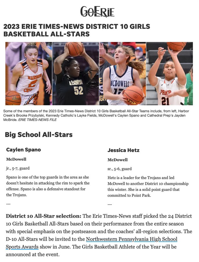 Mcdowell Girls Basketball tweet media