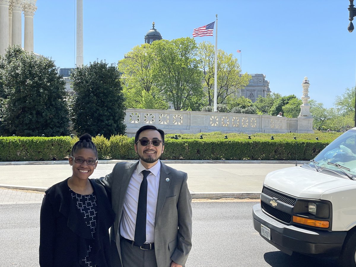 Pathologists's tweet photo. Great to see the New Hampshire team on the hill! Eric Loo, MD, FCAP of @DHPathRes and Victoria Jones, MD, MS, who’s participating in CAP hill day for the first time, say that had a productive meeting with the staff of @SenatorShaheen. #SetThePath23 https://t.co/wJNtkgjygk