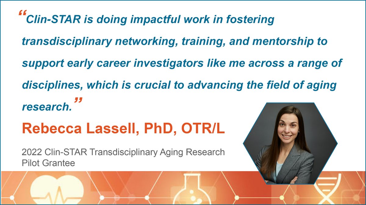 ClinSTARCC's tweet photo. Interested in applying for the 2023 Clin-STAR Pilot Award? Read about how this award has helped 2022 awardee @BeccaLassell’s research: https://t.co/EqLWoV6XIX. The 2023 RFA is available here: https://t.co/hdWnmsw5cj https://t.co/8Hd0O1LPrN