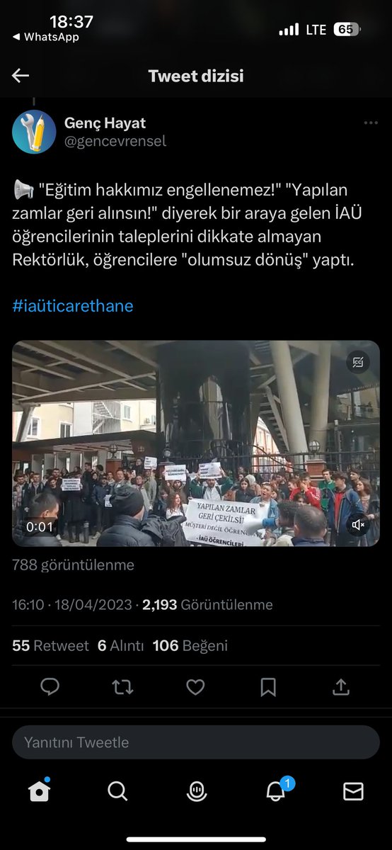 joysc7's tweet photo. Susturamayacaksınız!!
#iaüticarethane
#iaüzammıgeriçek
#iaüeğitimhakkımadokunma https://t.co/IIuT4d79yA