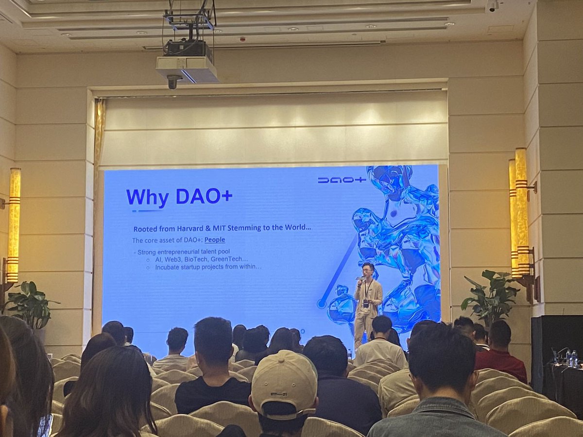 theDAOplus's tweet photo. Thanks for inviting us @see_dao #HongKongWeb3Festival  ｜ @yanyizhang2 https://t.co/yKx5gVlFeW