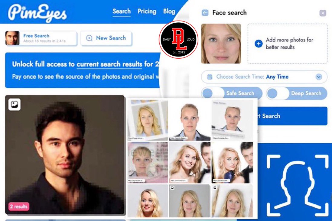DailyLoud's tweet image. “Creepy” AI site can find every photo of you online… some are calling it a “Stalker’s dream” 😳