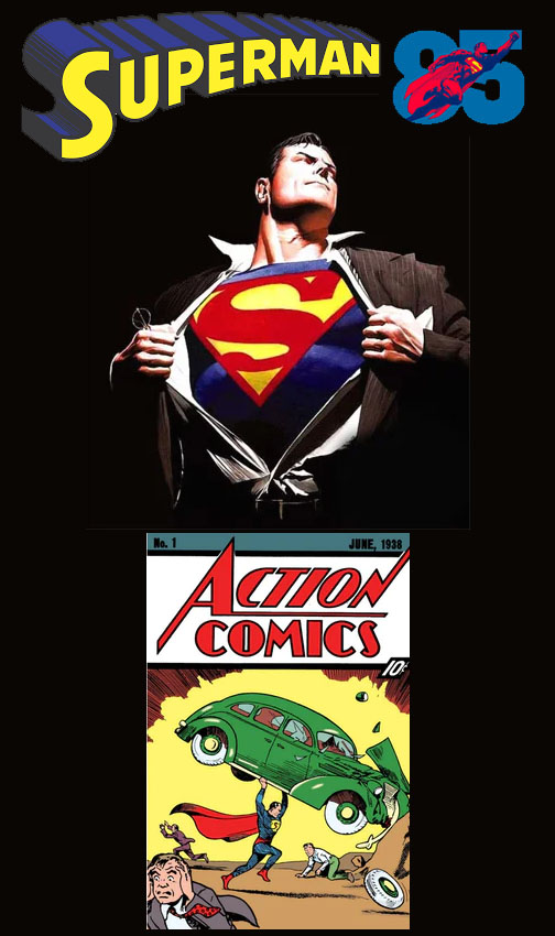 MakimonoComics's tweet photo. Hoy es 85 aniversario de la primera aparición de Superman en 1938 con la publicación de #ActionComics1 y se declara el #SupermanDay en Cleveland.
Superman fue creado por el escritor #JerrySiegel y el dibujante #JoeShuster en 1938. https://t.co/qTsouQVUqd