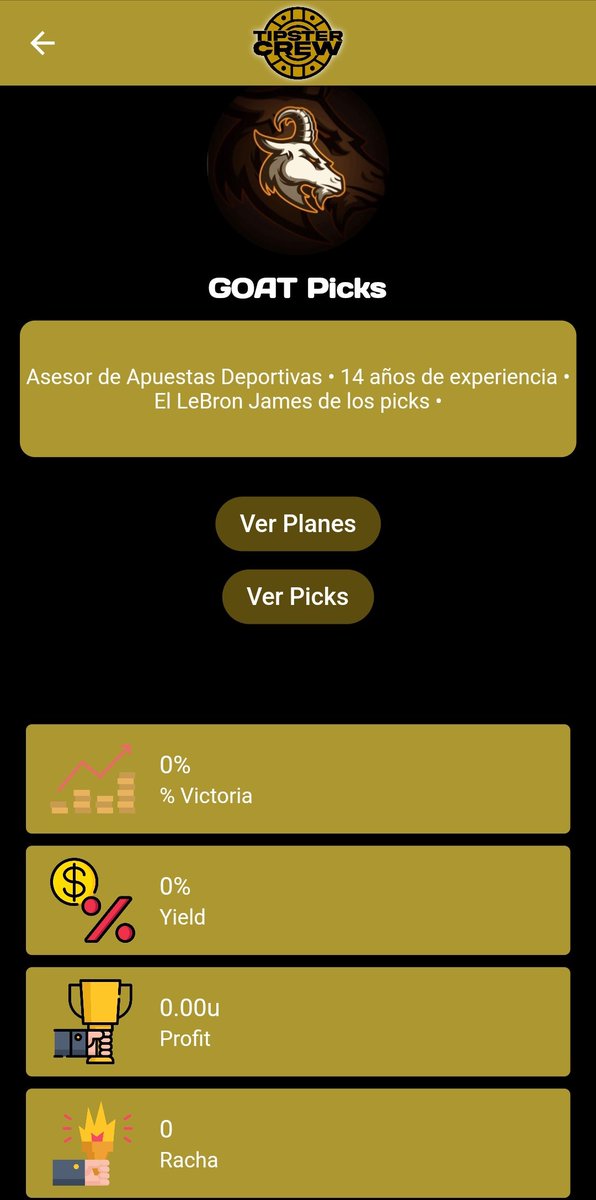 tipstercrewmx's tweet photo. Como el Real Madrid con grandes fichajes🔥

Bienvenido a Tipster Crew @picks_goat 

Ya se estrenó con un free pick! Acá pueden descargar la app
https://t.co/EPNWcbLPJN https://t.co/xBsNAXzbCi