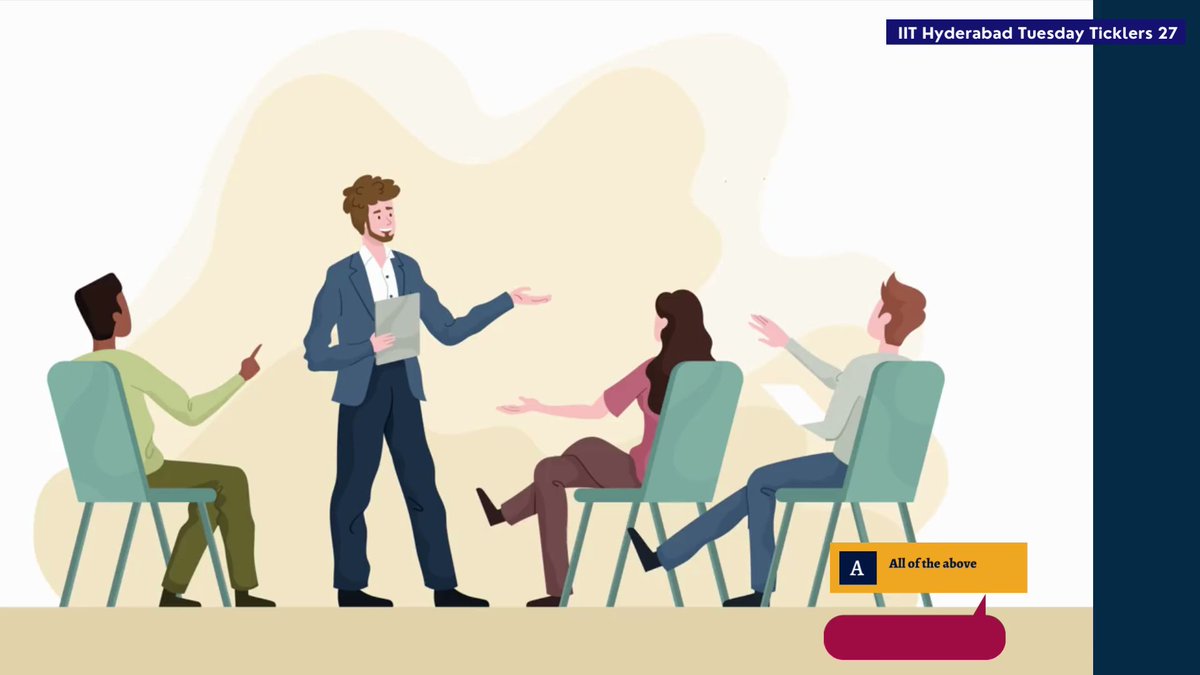 #IITHTuesdayTicklers #27

#PG &amp; #PhD #Admissions, July-2023 are open now!

#IITHyderabad offers a plethora of courses &amp; programs that focus on all-around development for the Students 🌠🪅🪭🔺🔹🎏🎨🎭🤹🏻‍♀️🎹🎼🎻🎮

Which are these departments that contribute creatively to the