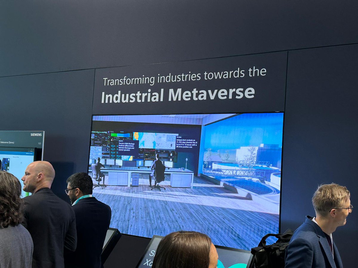 aitalentum's tweet photo. 🙋🏻‍♂️Queremos agradecer a @Siemens 👏 la oportunidad de acudir a la Feria de Hannover⭐️, la feria  líder mundial de la industria🏭🌍  - @hannover_messe #HM23. 

⬇️Por aquí  unas fotos del evento y de los avances, soluciones y tecnología más innovadora para la industria📸: https://t.co/oJzsveho6s