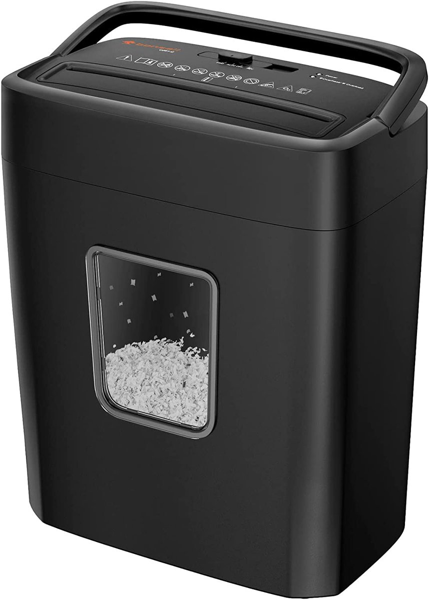 thepighero's tweet image. Bonsaii 6-Sheet Micro-Cut Paper Shredder -- Save 20% -- JUST $44.99

amzn.to/3AfK589

#papershredder #papershredders #papershredderdeals #papershredderdeal #officesupplies #officesupply #microcut #microcutshredder #shredders #shredder #appliance #appliances #officedeals