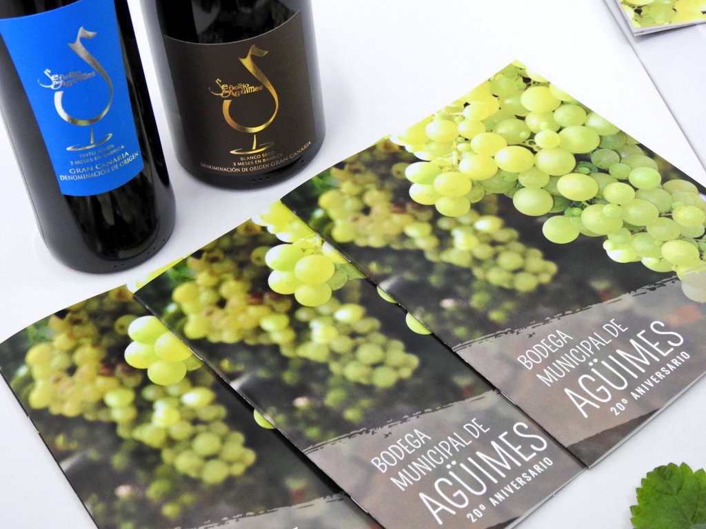 yessamarc's tweet photo. La Bodega Municipal celebra su 20º aniversario, presentando la nueva cosecha de vinos Señorío de Agüimes, dos clásicos, el blanco seco y el tinto joven, versiones mejoradas con tres meses de crianza en barrica.
#agüimes #bodegamunicipal #señorioagüimes #vinosgc #GranCanaria https://t.co/c5BOmSSzTH