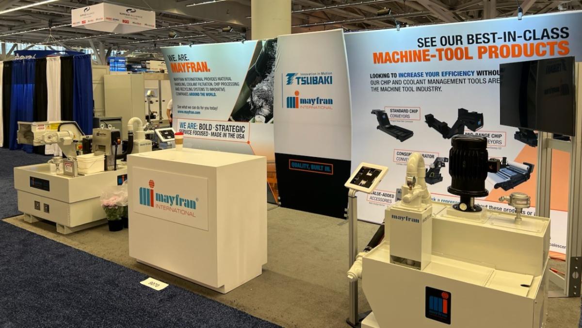 MayfranIntl's tweet photo. The PTMS Show is finally here! Stop by at Booth 9070 to see the CleanSweep G2, manual and auto sludge barrier and AT Cleaner, and let us explain how we can help you work smarter. Come see what all the buzz is about! https://t.co/bwdPJGqw2x https://t.co/A9q7UocCrt