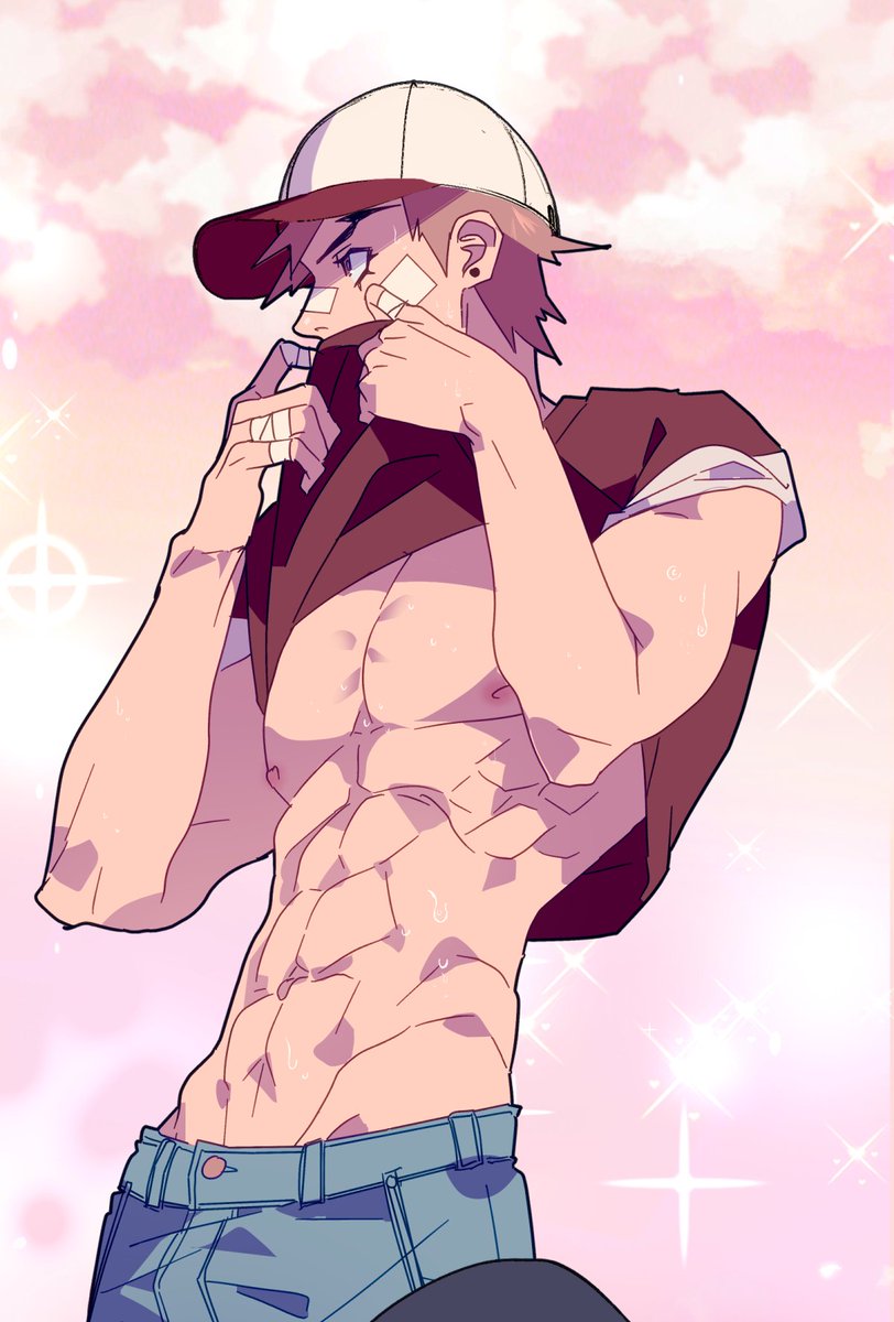I don't need to hide my face in shame any longer! I finally draw a six pack that doesn't look like bread rolls.
How long it took? Let's not talk about that 🙃