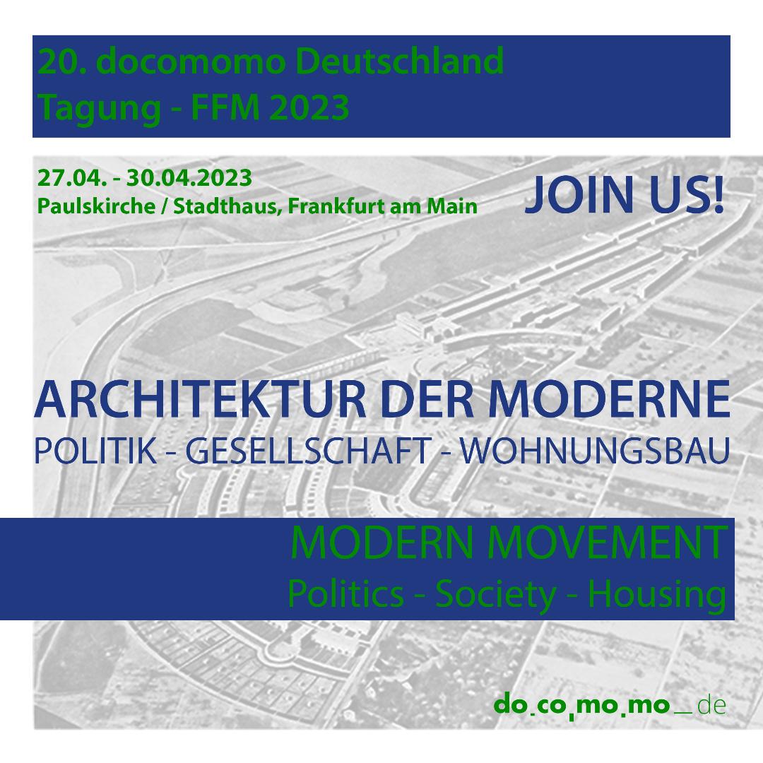 mcmh_eu's tweet photo. The annual conference of Docomomo Germany e.V. 2023 - Frankfurt am Main - Registration for the conference online:
https://t.co/ExoZjVRRh6

Photo credits: Historisches Luftbild der Siedlung Frankfurt-Römerstadt, ca. 1930 © https://t.co/GIpL6OkbQt https://t.co/QUTnboZur5