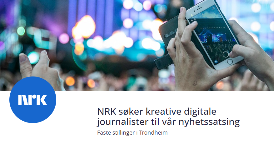 saekhow's tweet photo. Hallå! Vi i NRK söker efter nya, duktiga och nyhetshungriga journalister till vårt nyhetsgolv i Trondheim och Trøndelag. Häng med! 👊🏽
https://t.co/l8xXRWy9s8 https://t.co/oeyvtG6002