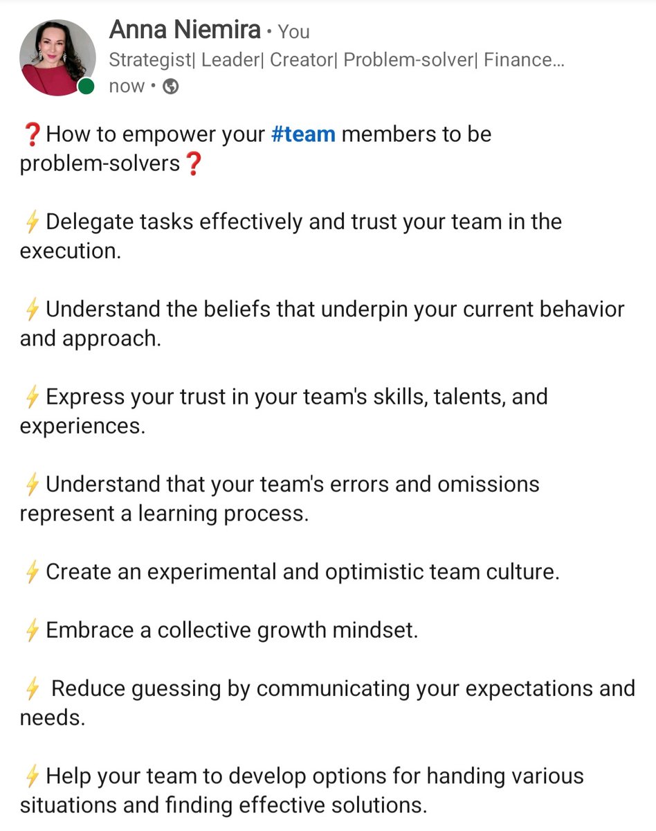 ❗️Daily #leadership Tip❗️
#mindsetmatters #business #development #team #culture #Entrepreneurship #founders #womenintech