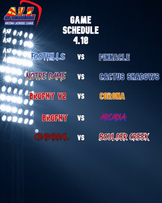 Big games with playoff implications!! #ALL