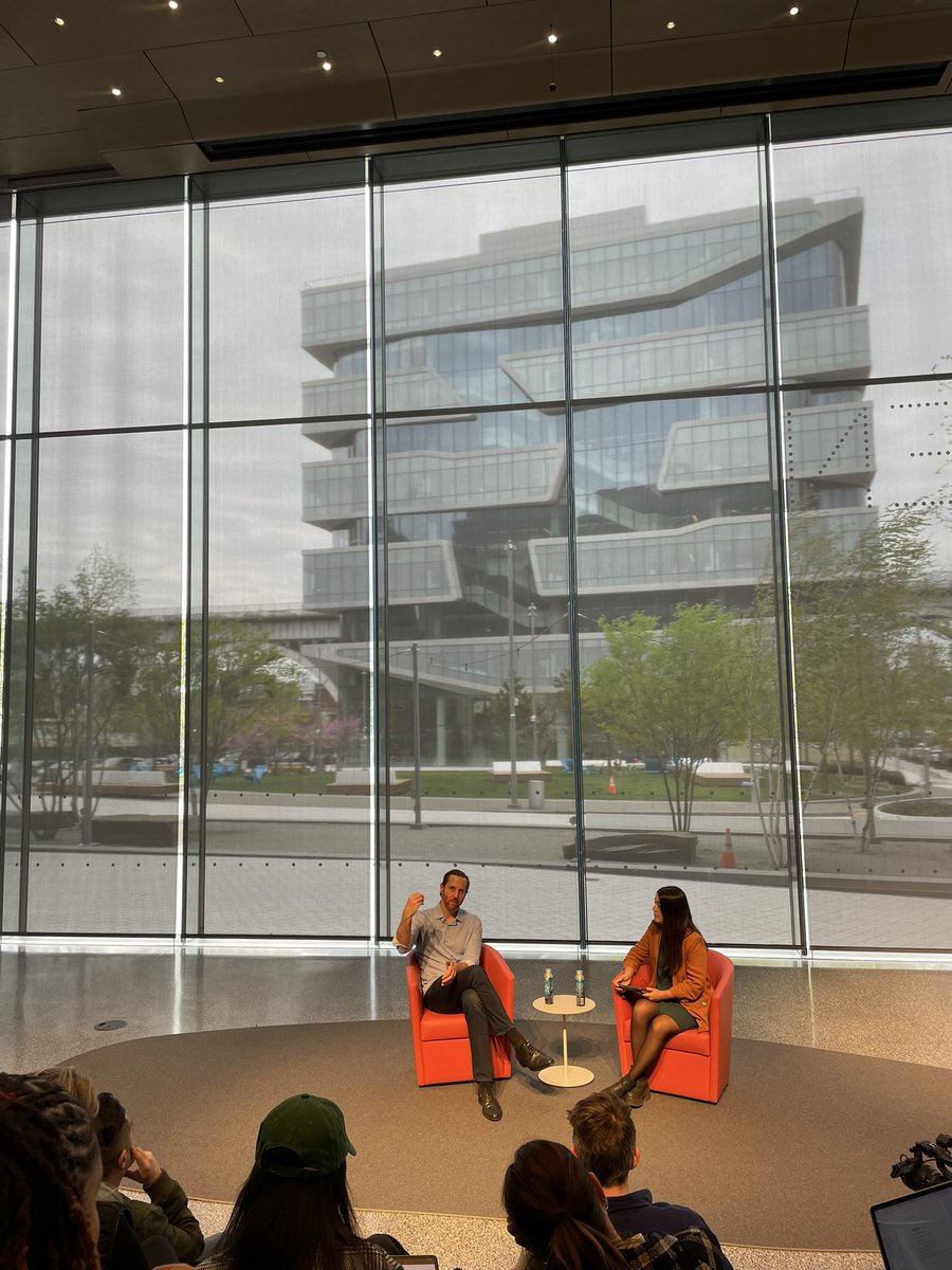 clemgazay's tweet photo. So cool to hear @BeyondMeat CEO &amp; founder Ethan Brown @Columbia_Biz. Alternative protein is such a major lever in decarbonization &amp; next gen food consumers just won’t have the same attachment to animal meats - just a matter of taste and cost https://t.co/A8BLB695E1