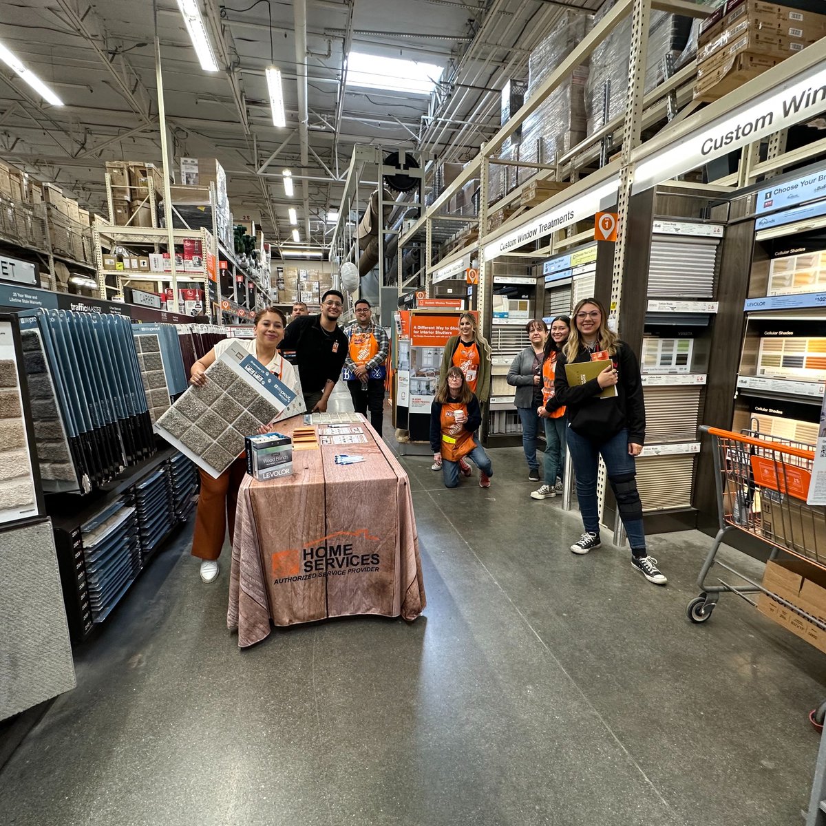 D174 roadshow going great in Panorama City! Teamed up with @HDMS_ClaudiaT showcasing flooring to all associates! | <a href="/D174Dsm/">Omar Jimenez</a> <a href="/prieto_x_sal/">Sal Prieto</a> <a href="/OrmondLsormond/">Lorenzo Ormond</a>