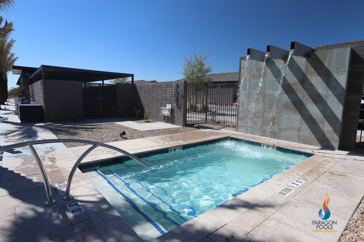 JoeVassallo's tweet image. Another beautiful #commercialpool by #ParagonPoolslv . Multi-purpose #pool and #spa with a #waterfeature  Equipment by @Fluidra #Jandy  @JoeVassalloJr  @ThePHTA #commercialpoolbuilder #custompools #laplanes #multipurposepool