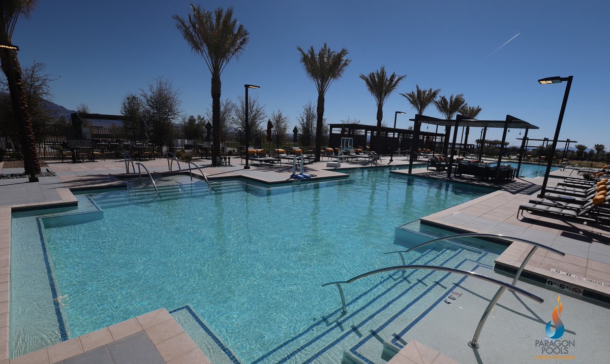 JoeVassallo's tweet image. Another beautiful #commercialpool by #ParagonPoolslv . Multi-purpose #pool and #spa with a #waterfeature  Equipment by @Fluidra #Jandy  @JoeVassalloJr  @ThePHTA #commercialpoolbuilder #custompools #laplanes #multipurposepool