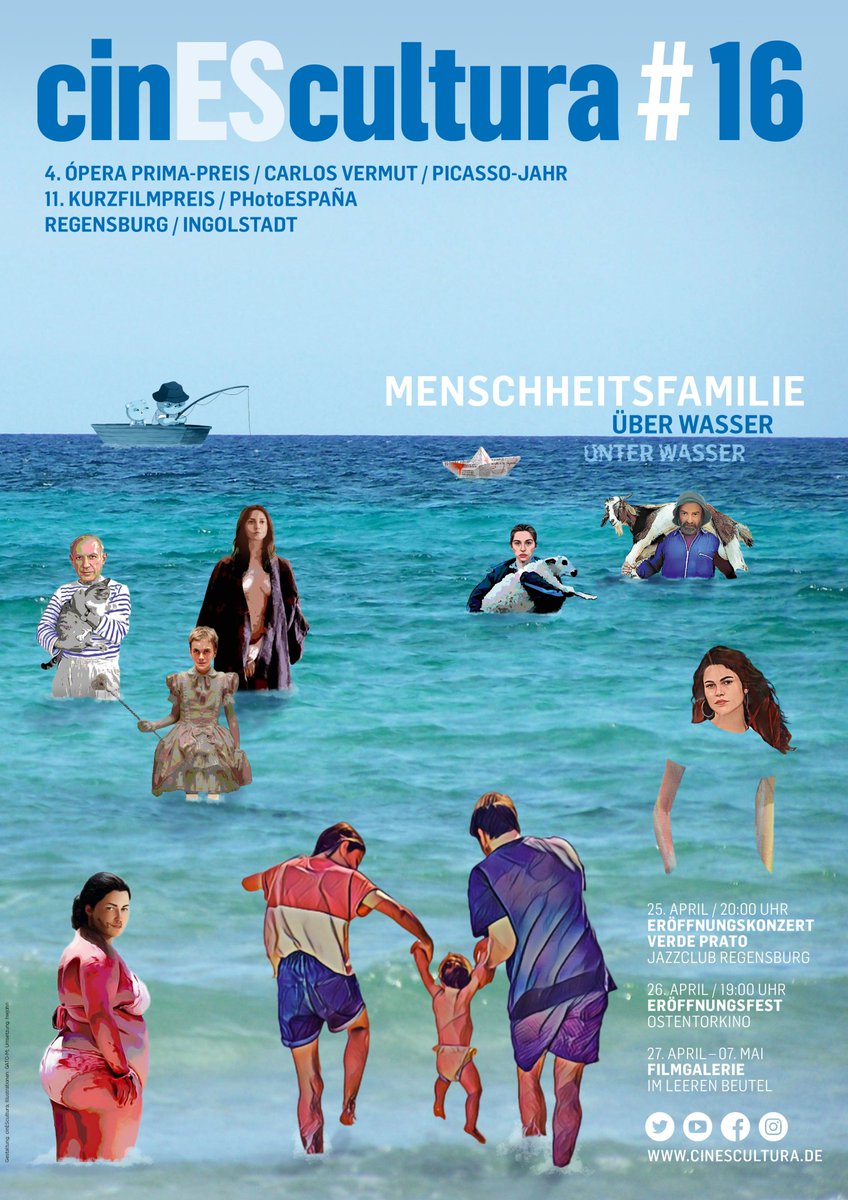 🎞️cinEScultura geht weiter!

‼️Wir freuen uns auf Ihren Besuch auch in diesem Jahr 2023 - bei der XVI. Edition!

Bald finden Sie hier alle wichtigen Informationen zum diesjährigen #Programm

Mehr Info 👉🏻 cinescultura.de/de/

#kinofestival #spanischeskino #kulturregensburg