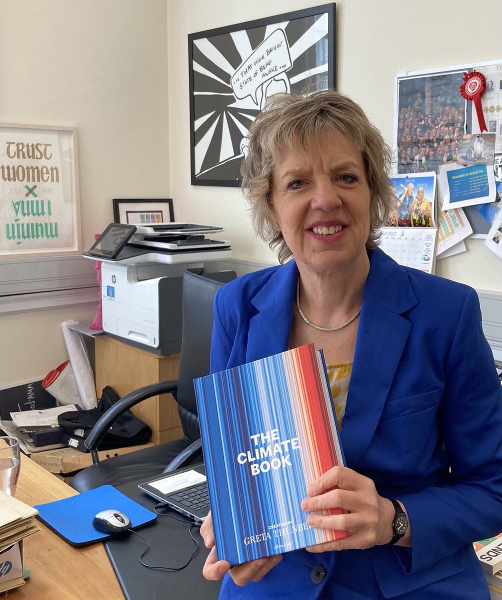 ivanabacik's tweet photo. Delighted to have received the #ClimateBook by ⁦@GretaThunberg⁩ earlier this year - a great resource in preparing for debates &amp; devising policies to tackle the #climatecrisis ⁦@foeireland⁩ ⁦⁦@FFFireland⁩ ⁦@Fridays4future⁩ https://t.co/V6U68PhZR1