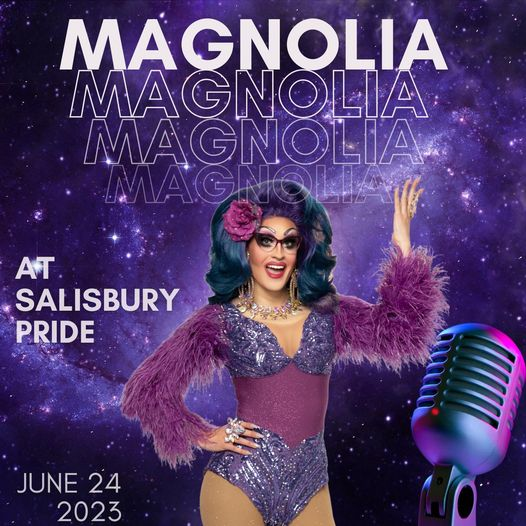 SBYPride's tweet photo. Salisbury Pride is pleased to have Magnolia Applebottom returning in 2023!

Magnolia is a local girl with big dreams and bigger wigs who has become a sensation. We are thrilled to have Miss Applebottom return as our grand marshal and emcee!
 #sbypride #marylandpride https://t.co/SC3teiB9MO