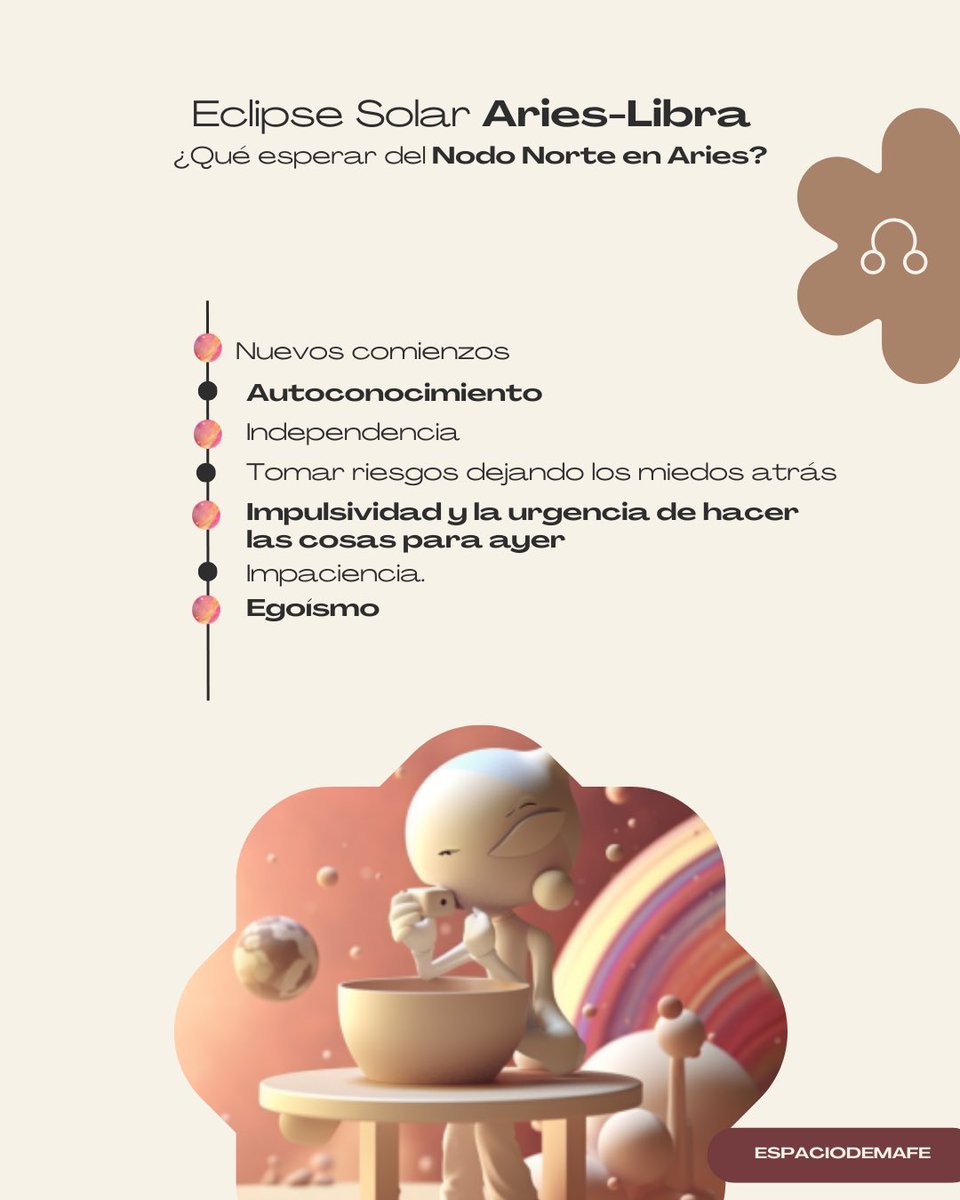 Hice unas gráficas lindas para temporada de eclipse. ❤️
✨Fechas de los eclipses.
✨Qué esperar de los nodos en Aries-Libra.