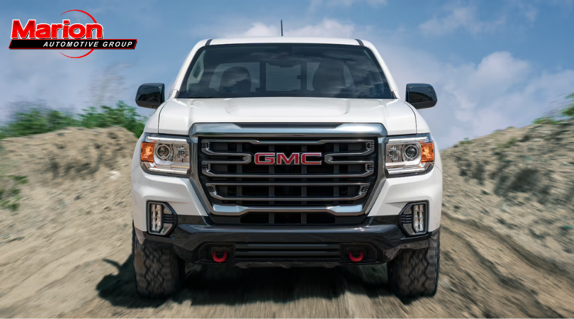 Featured highlights of the 2023 GMC Canyon AT4 include:
⭐ Standard 31' Goodyear Wrangler Duratrac Tires
⭐ Standard 308 HP 3.6L V8 Engine
⭐ Available Premium Leather-Appointed Front Seats exclusive to the AT4
#gmccanyon #gmcAT4 #2023trucks #mariongm #gmcfeatures