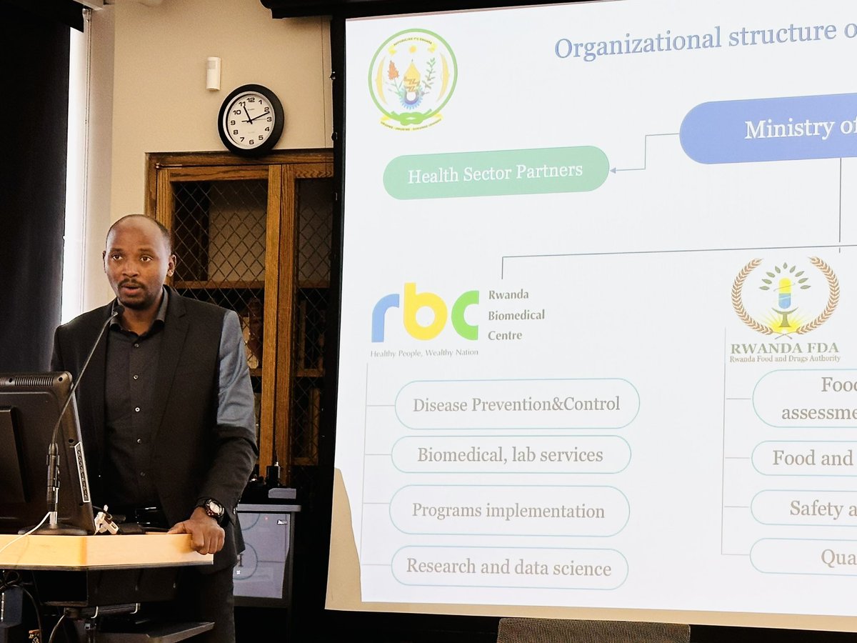 BHedtGauthier's tweet photo. A wonderful opportunity to connect with Rwanda’s Hon Minister of Health @nsanzimanasabin to learn about the incredible gains and future vision. 

“Politicians must trust and make decisions based on science….”

@HMSghsm @GHResearchCore @ughe_org @RwandaHealth @PIH_Rwanda https://t.co/VXFVUFvDfy