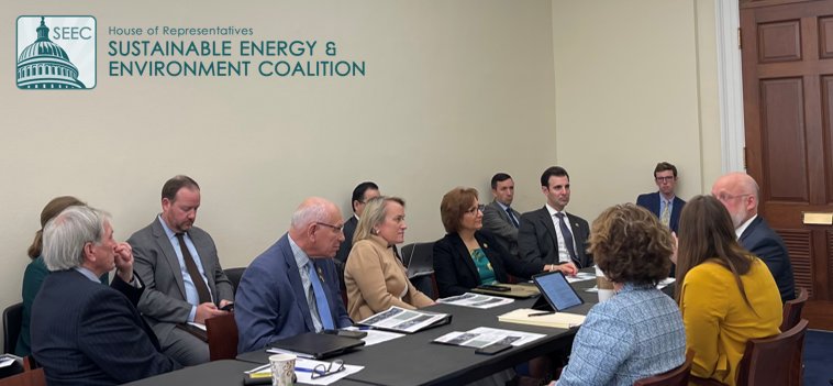 House of Reps. SEEC (@seec) on Twitter photo Today, <a href="/SEEC/">House of Reps. SEEC</a> Climate Jobs Task Force discussed the path towards an inclusive, clean energy economy with <a href="/AFLCIO/">AFL-CIO ✊</a>, <a href="/BGAlliance/">BlueGreen Alliance</a>, & <a href="/climatejobs/">Climate Jobs National Resource Center</a>. We applaud the research and workforce training they are doing to ensure our frontline communities have access to high-quality clean jobs. Today, <a href="/SEEC/">House of Reps. SEEC</a> Climate Jobs Task Force discussed the path towards an inclusive, clean energy economy with <a href="/AFLCIO/">AFL-CIO ✊</a>, <a href="/BGAlliance/">BlueGreen Alliance</a>, & <a href="/climatejobs/">Climate Jobs National Resource Center</a>. We applaud the research and workforce training they are doing to ensure our frontline communities have access to high-quality clean jobs.