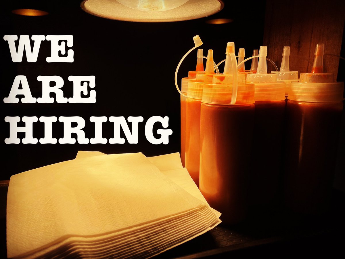 2kniveskitchen's tweet photo. We’re hiring! 
Part time staff over Friday and Saturday, 16 hours evening and nights.
Front of house, taking orders, making drinks, and coffee! 
At times fast paced at times chilled! Surrounded by lovely neighbours, full training will be given 🤘CV at 2kniveskitchen@gmail.com https://t.co/kP1nIbWRoy