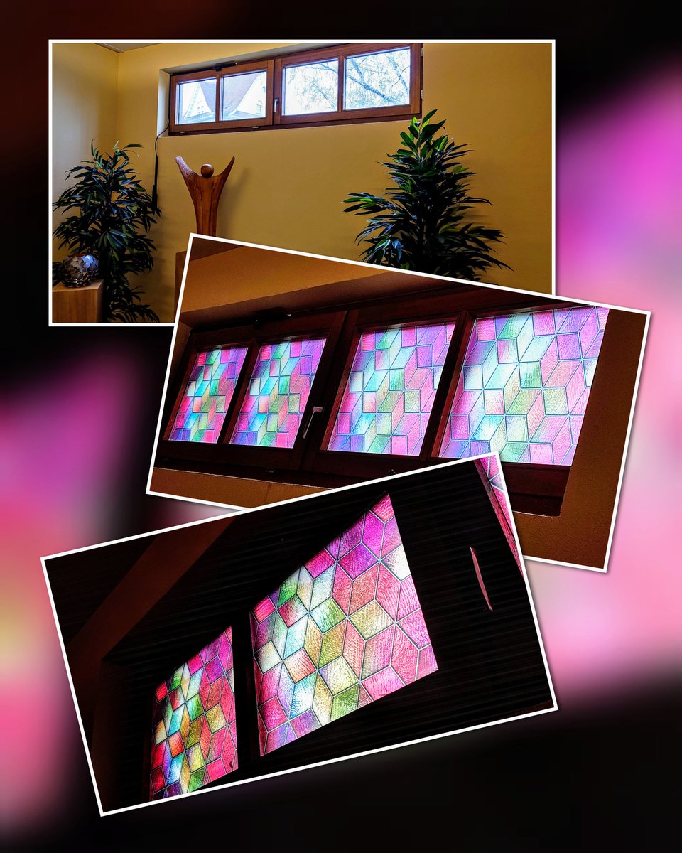 LetterworldPF's tweet photo. Im Pforzheimer Bestattungshaus  wurden u.a. diese Scheiben von uns mit #kirchenfensterfolie versehen.

#Folientechnik #Aufkleber #Fensterfolie #Folierung #Gebäudefolie #Glasdekorfolie #Dekor #Pforzheim #Schaufensterbeschriftung, #Sichtschutz #Werbetechnik #Fensterbeschriftung https://t.co/2XF770Q456