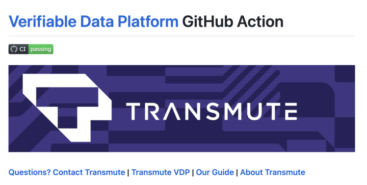 TransmuteNews's tweet photo. We're thrilled to unveil Transmute's GitHub Action. Integrating DIDs and VCs into your workflow has never been easier - and it's never been done like this before.

Let us know what you think: https://t.co/YuLKCUPSPs https://t.co/fJLCkjNNP3
