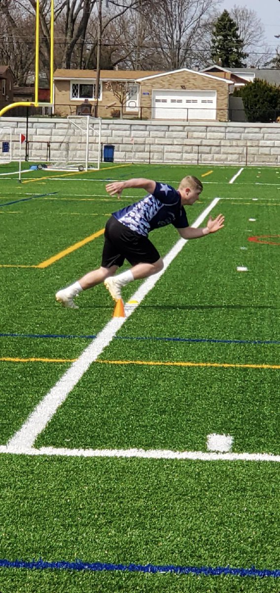 GviewFootball's tweet photo. Rising Junior RB/LB Cooper Payton was invited to participate in the Blue/White Showcase in Canton! As expected Coop jumped at the opportunity to ball out! He had a great experience and we are proud of his commitment to the game! 🏈🐏💪🏻 https://t.co/UXru0Wq2AX