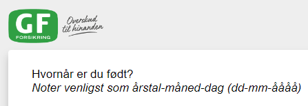 JamDK's tweet photo. Datoformater kan være svære, men #GFForsikring gør det ikke lettere - eller måske giver de bare lidt frit valg? https://t.co/BenAud6daL
