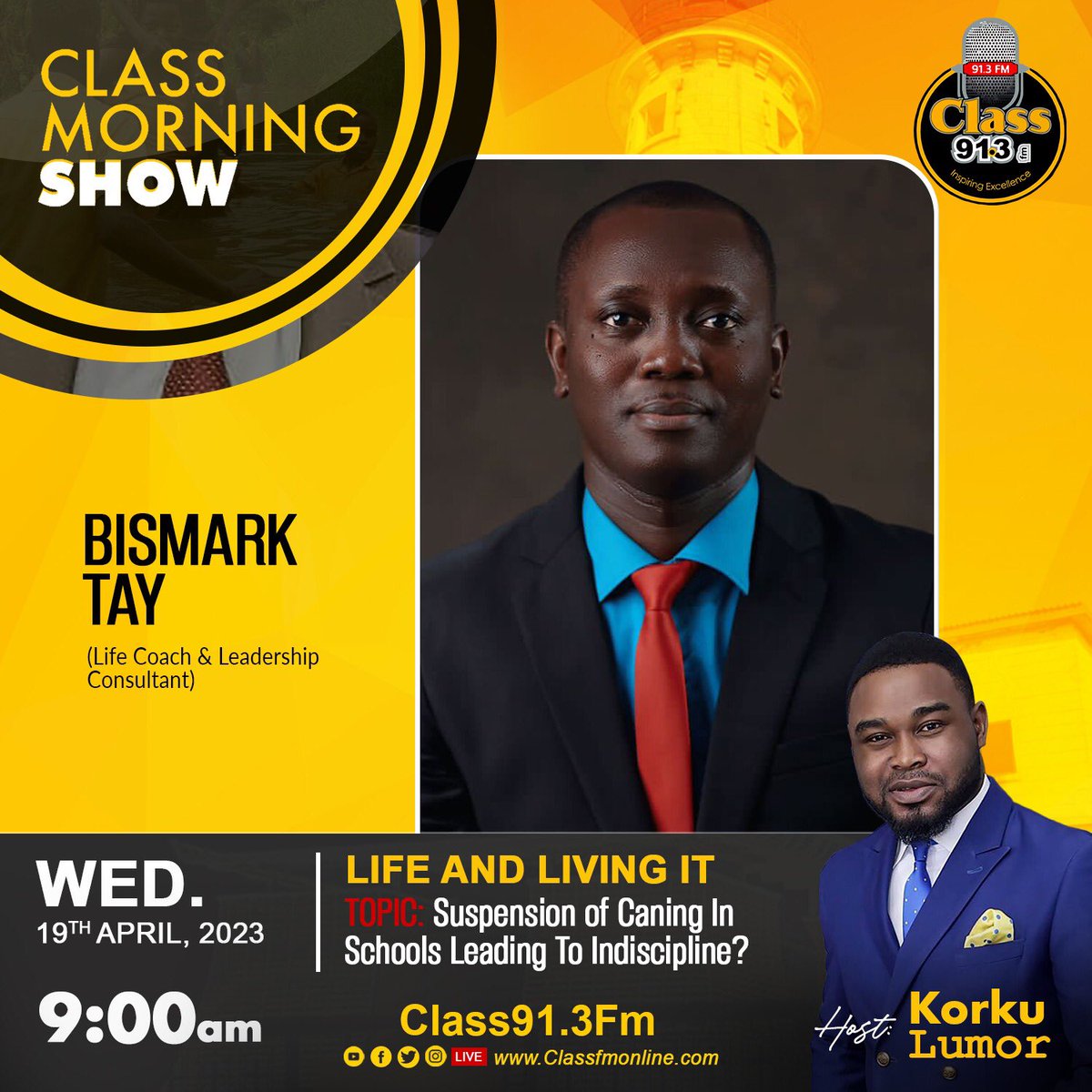 Tomorrow on Class Morning Show