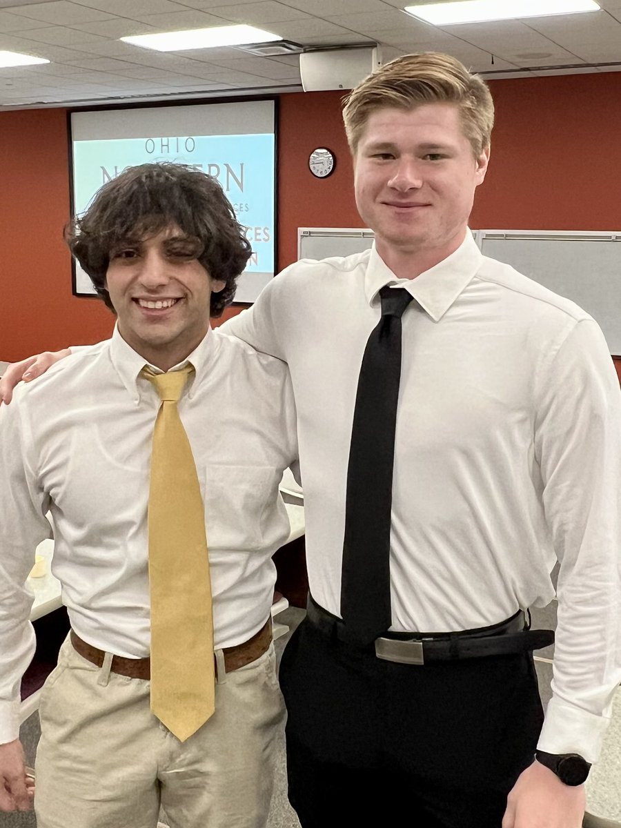 BerMyersRuns's tweet photo. Congratulations to @A_Myers_ @ava_e20 , Karam and Jacob on your honors today! Well done Polar Bears! 🖤🧡🐻❄️
#studentathletes #onthehunt
#topgang
@onu_wrestling @ONUVB https://t.co/tcy2IGEAq8