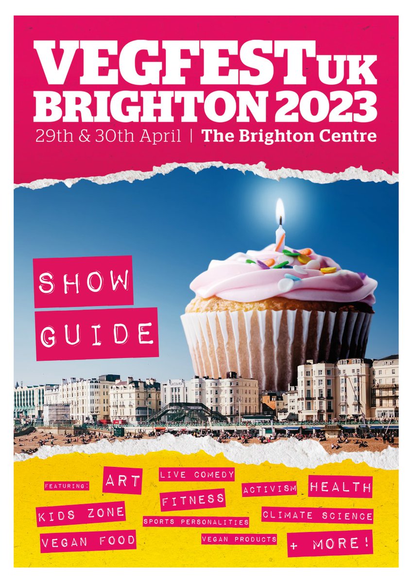 VegfestUK's tweet image. Show Guide for upcoming VegfestUK Brighton April 29th 30th out now, featuring 130 Traders, Stand-Up Comedy, Talks, Kids Zone, Workshops &amp;amp; Panels

Read Here bit.ly/43MnmhU

Tickets free - access here
vegfest.co.uk/brighton-ticke…

#vegan #veganfood #plantbased #vegancommunity