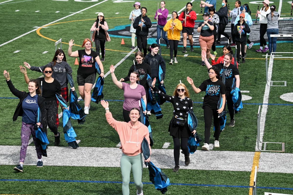 Disney_Morgan's tweet photo. Lol band is fun! 🤣Gearing the kids up for our parade in Canada next month! https://t.co/R6C32gvA10