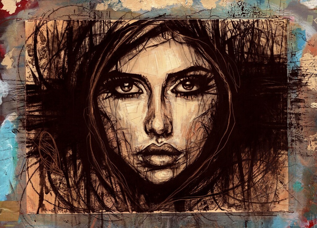 "Symmetry Entangled" - Original painting by Vin Dantes. See more of my work or buy this piece at vindantes.co.uk. Check recent auctions on Catawiki or Ebay. #art #artist #artistsoninstagram #artoftheday #artwork #painting #illustration #drawing #… instagr.am/p/CrL86rXtaoU/