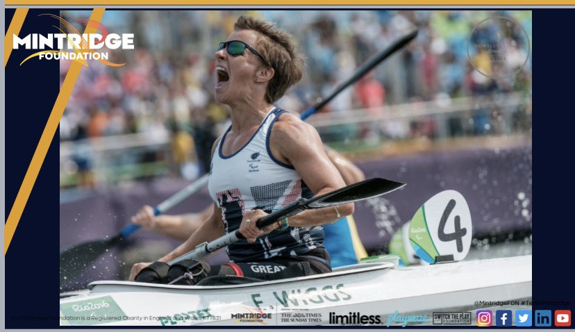 MintridgeFDN's tweet photo. “Sometimes the journey to the outcome is the most important part of your journey.”🥇🥈🌟

@emwiggsy shared her incredible story and life lessons during our presentation and Q&amp;A with the @HowellsSchool TAP students. 

#RoleModel #Inspire #TeamMintridge #Paracanoe #Setbacks #Goals https://t.co/4zG8uq57vT