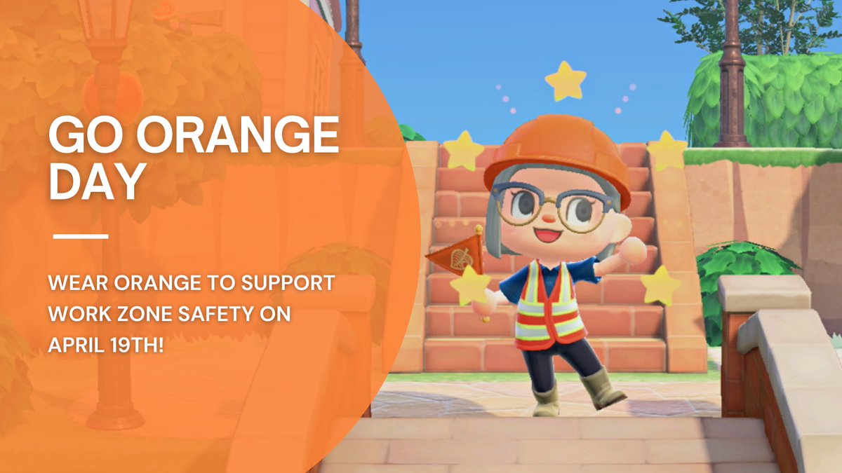 MassDOTSafety's tweet photo. Get your orange shirt ready...

Wednesday, April 19th is #GoOrangeDay!
Our team @MassDOT will be joining the nation in wearing orange in honor of National Work Zone Awareness Week.

Will you be wearing #Orange4Safety too?🧡🦺 https://t.co/zw5yfflmLR