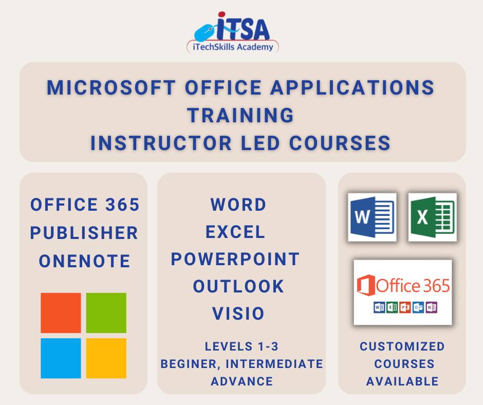 ItechSkills's tweet photo. For all your Microsoft Office Application Training!
Individuals or Groups Training
Customize Course Materials Based on Your Work Requirements
Certified Microsoft Office Instructor
Office365, Office 2019, Office 2016
info@itechskills.ca
https://t.co/5x6J5y8LCd https://t.co/JyiJIXDUAe