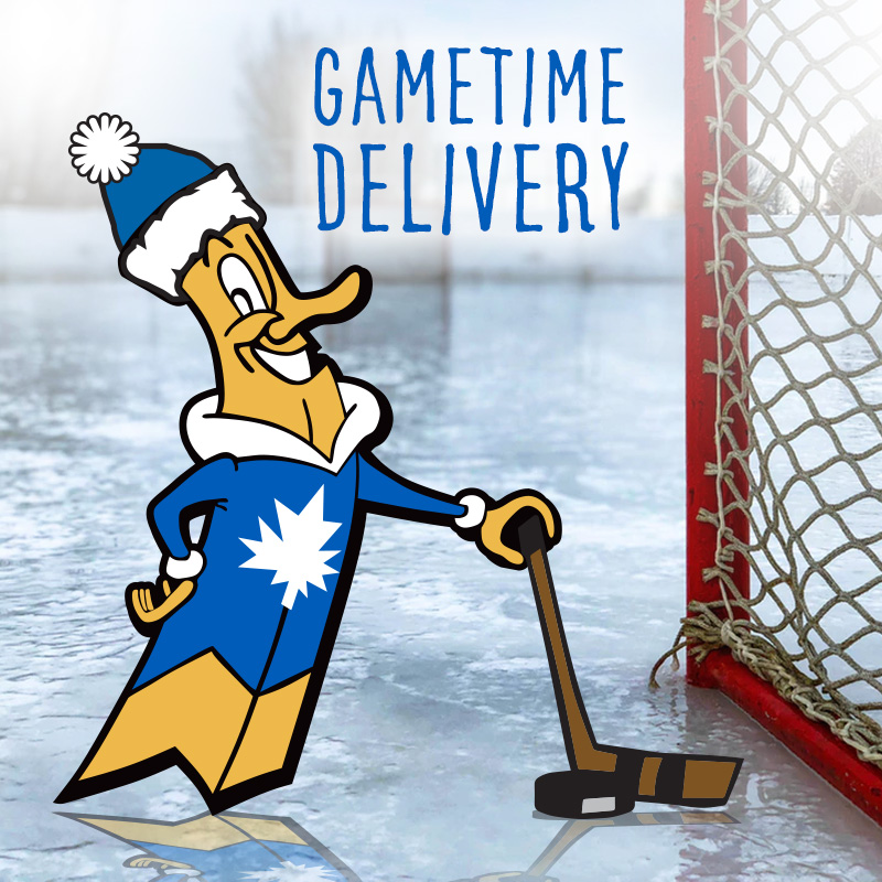 Get ready to cheer on your favorite team while enjoying some seriously good eats! 🏒🍟🌭 It's playoff season and nothing pairs better with hockey than crispy fries and a footlong. 🤤