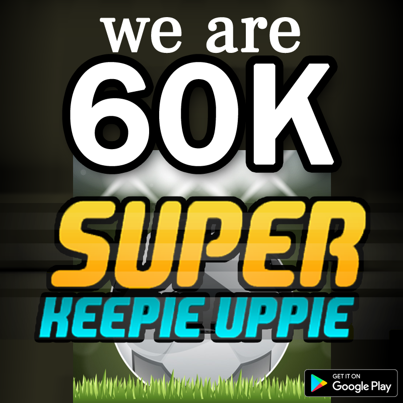 CrazyMindsGames's tweet photo. I am pleased to announce that Supper Keepie Uppie Pro reaches 60 thousand downloads.

Thanks for playing my game!!!

 Joins us downloading the game right now:  https://t.co/jPHt9yrAto

 #games #android #gamers #mobilegames #mobile #unity3d #madewithunity #IndieGameDev https://t.co/ah8XQlDcmb