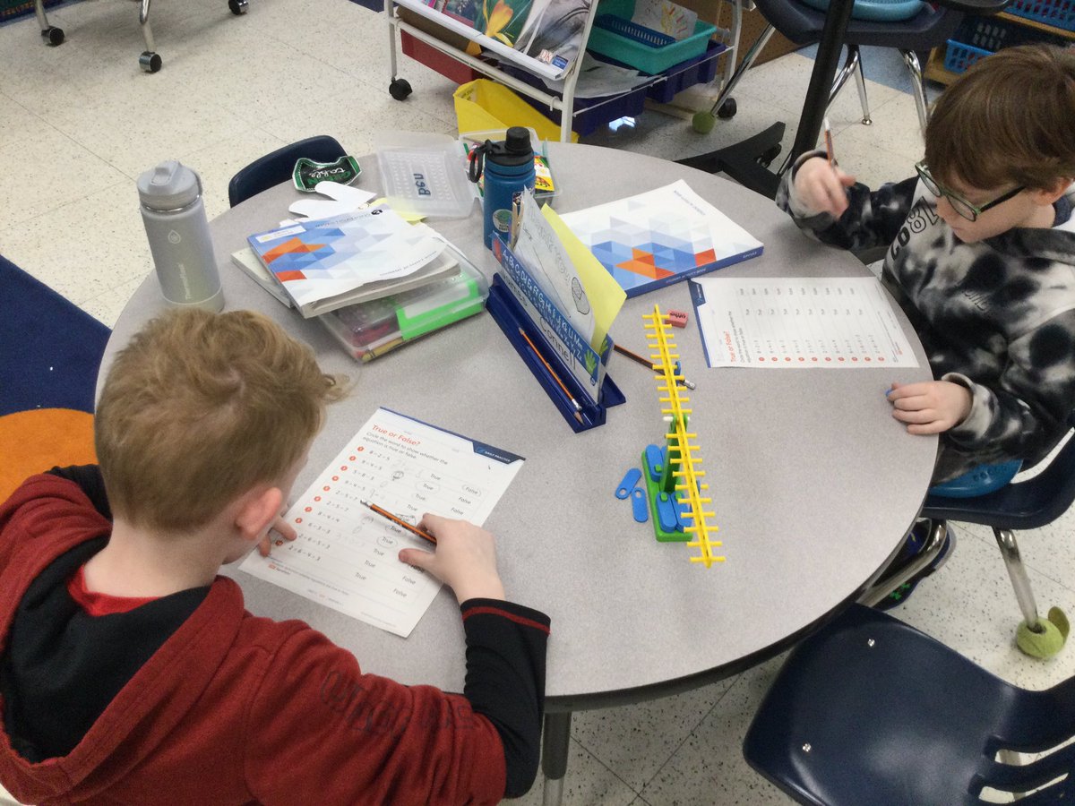 Collaboration and communication to solve “True and False” math problems! @TisdaleSchool <a href="/ramseyNJschools/">Ramsey School District</a>